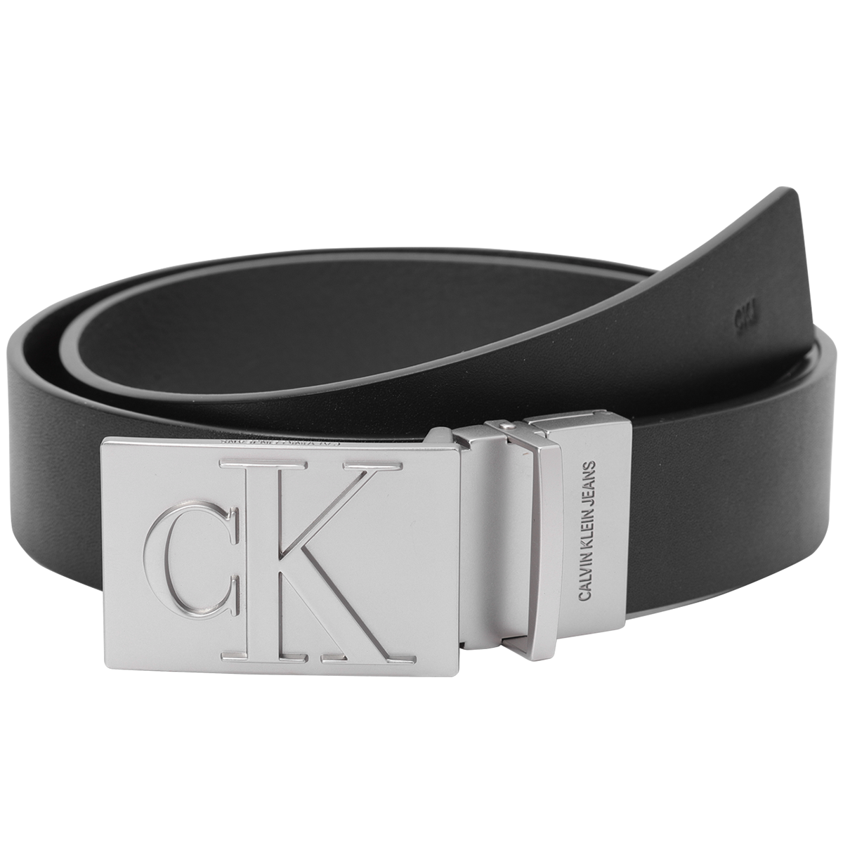 011334570145 卡尔文克雷恩Calvin Klein CK Jeans男士真皮时尚双面用板扣牛皮腰带皮带礼物HC586H32【85cm】