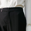 2018夏装收腰直筒裤女百搭黑色休闲裤女九分裤子 商品缩略图2