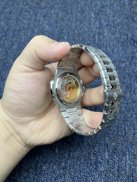 百达翡丽DDF鹦鹉螺5711系列 男士腕表 324机 一眼难忘原版神韵难以辨别传世之作 丹东厂定制红宝石中轴一体机 商品图6