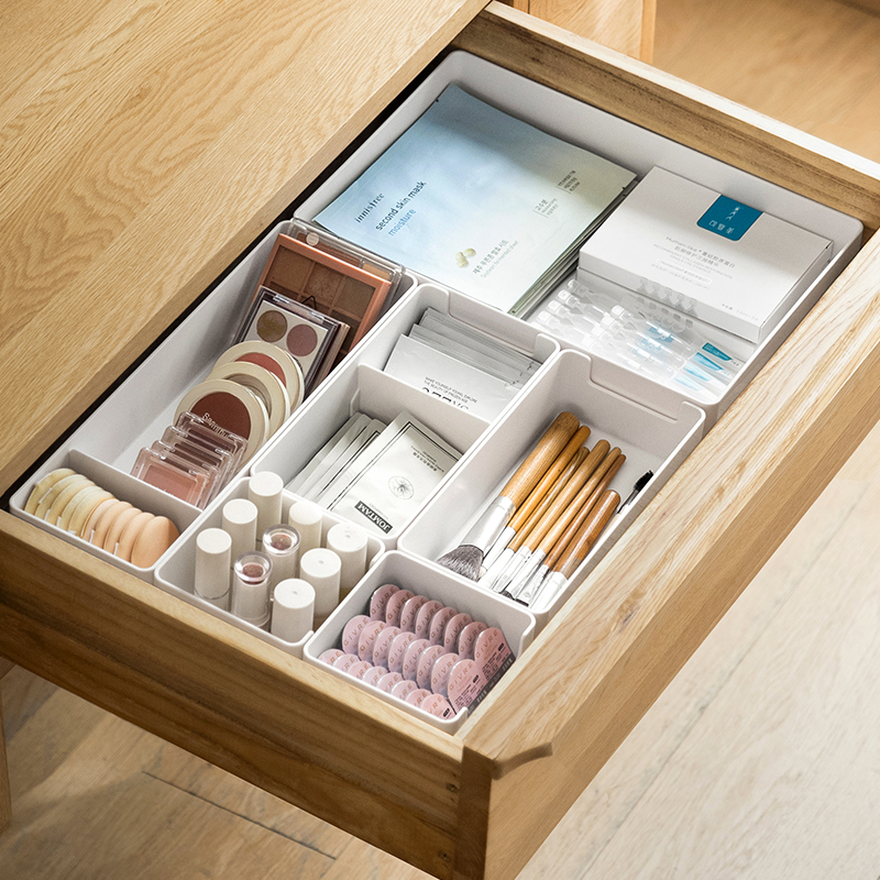 懒角落抽屉组合收纳盒