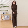 HR MEIQIN5501老钱风西装马甲阔腿裤套装气质通勤三件套 商品缩略图2