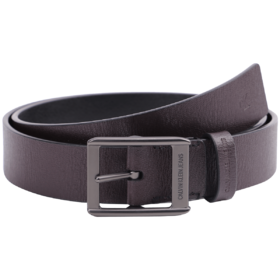 011334795005 卡尔文克雷恩Calvin Klein CK Jeans男士经典休闲哑光针扣式压纹LOGO牛皮腰带HC0631【90cm】