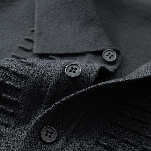 【DPF】大依优型大码男装时尚休闲商务翻领短袖毛衣POLO衫男半袖肥佬针织衫 商品图3