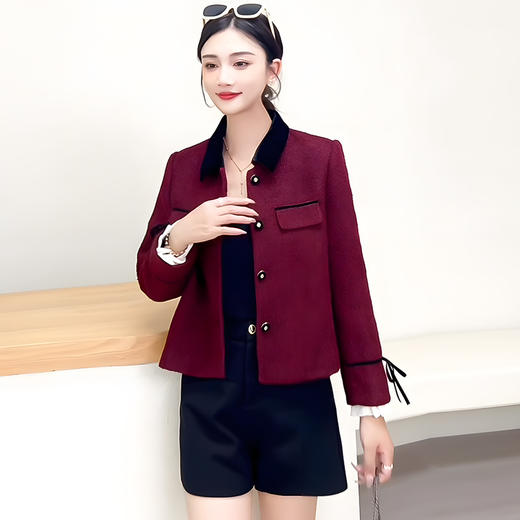 QYM 25YS17-Y宽松时尚开衫休闲上衣 商品图2