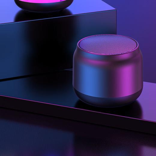 MINEJONIMiNEJONi 蓝牙音响新款迷你车载蓝牙音箱 家用Tws无线收款音箱 户外便携式智能音响 BT16蓝牙音响 商品图0