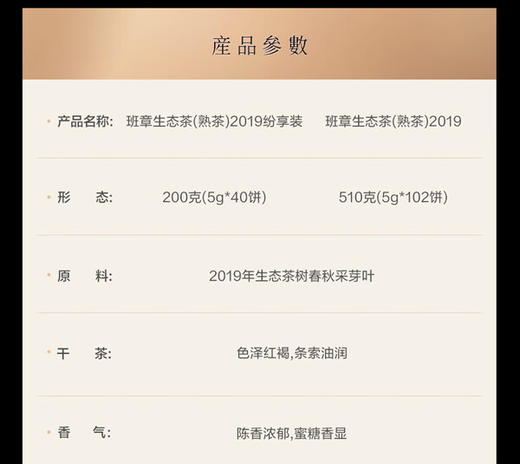 年迹·班章生态茶(熟茶）2019 商品图4