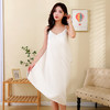 纯棉四层纱布性感吊带浴裙吸水可穿式大浴巾肩带可调A类露背浴裙 商品缩略图1