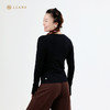 LEANA【无缝长袖】秋裸感立体修身长袖透气圆领瑜伽跑步运动上衣LN42002无胸垫 商品缩略图11