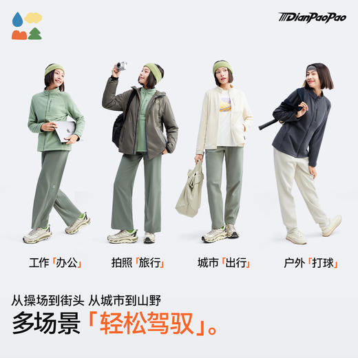 【亲子款加厚抓绒外套】森林棠25新款390g/㎡电跑跑系列抗静电加厚摇粒绒保暖外套 商品图6