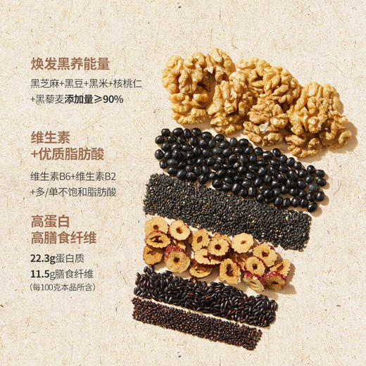燕之坊有机谷养礼礼盒 1kg/盒 有机核桃芝麻黑豆粉+有机红豆薏仁粉（加赠玻璃杯1个+勺子1只） 商品图5