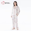 都市丽人睡衣女士丝绒印花睡衣女士家居服长袖长裤丝绒套装LHH1R2 商品缩略图2