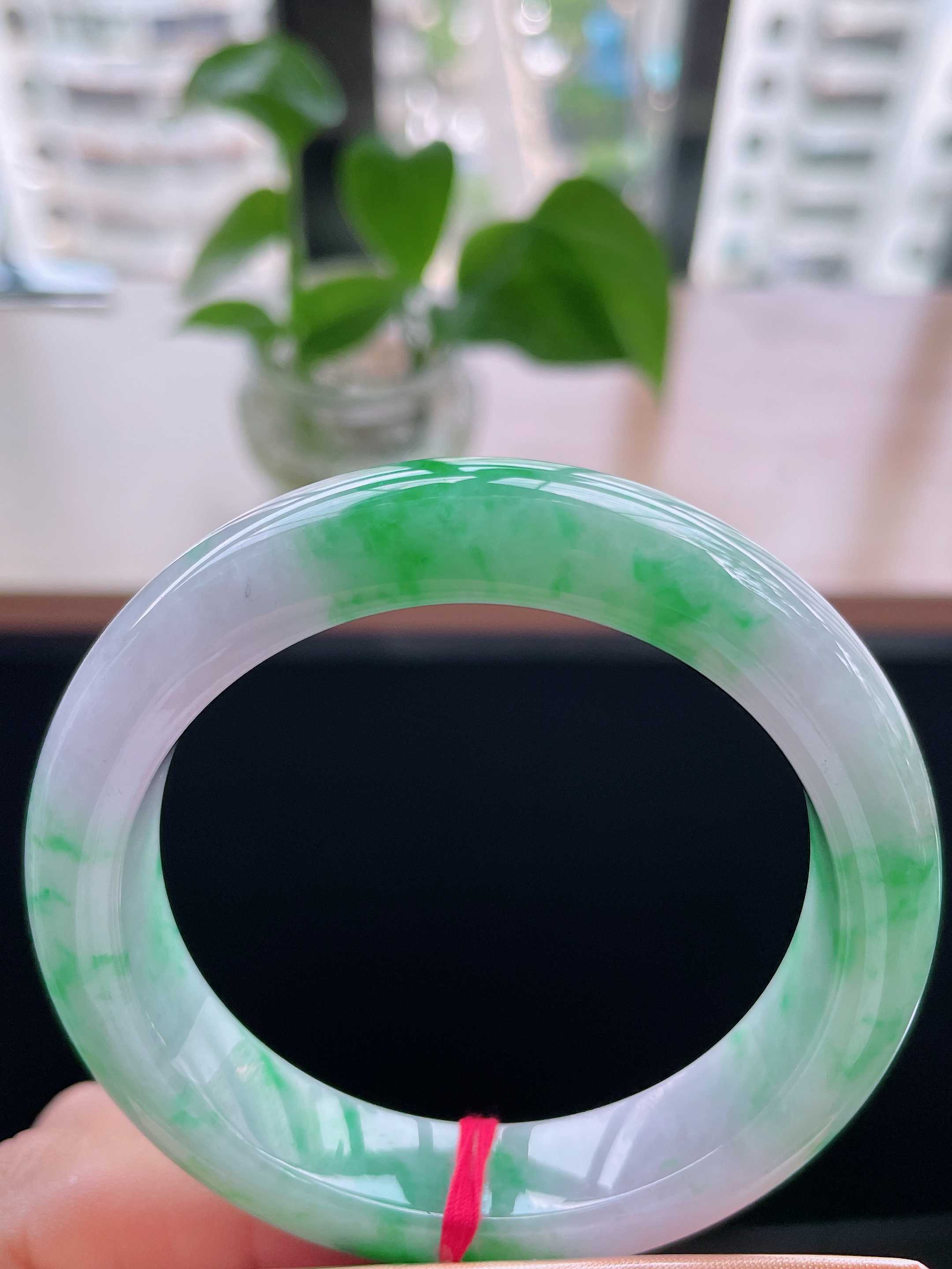 54正圈翡翠手镯