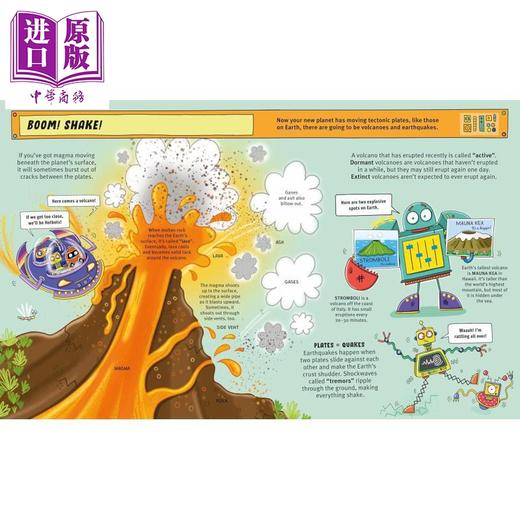 【中商原版】如何建造一个星球 How to Build a Planet 英文原版 儿童科普读物 包含我们星球和太阳系的简短事实 进口童书 商品图3