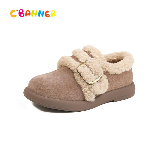 千百度冬季雪地靴圆润宽敞鞋头童鞋A25685077 商品图0