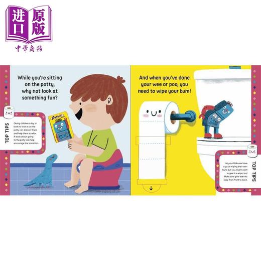【中商原版】必备技能 如厕训练 Star Skills Potty Time 英文原版 幼儿纸板书 亲子绘本图画书 进口低幼童书1-4岁 带翻页 商品图3