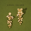 ANGEL ISLAND「繁花」花朵造型流苏可拆卸吊坠耳钉 商品缩略图7