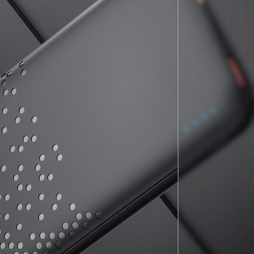 MINEJONI移动电源快充P9自带线10000毫安22.5wP11双向PD快充20000毫安P13移动电源 P13白色10000mah 商品图2