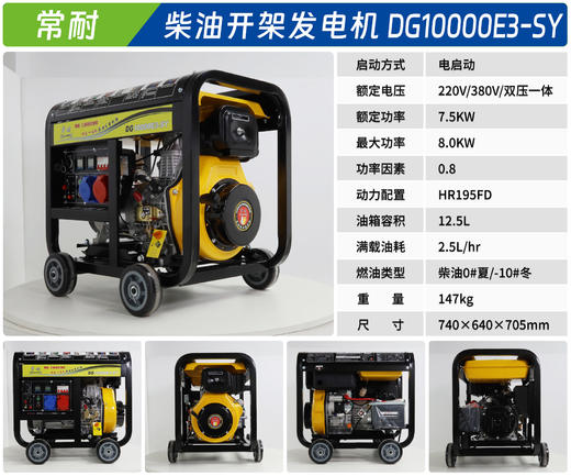 常耐 DG10000E3-SY 商品图1