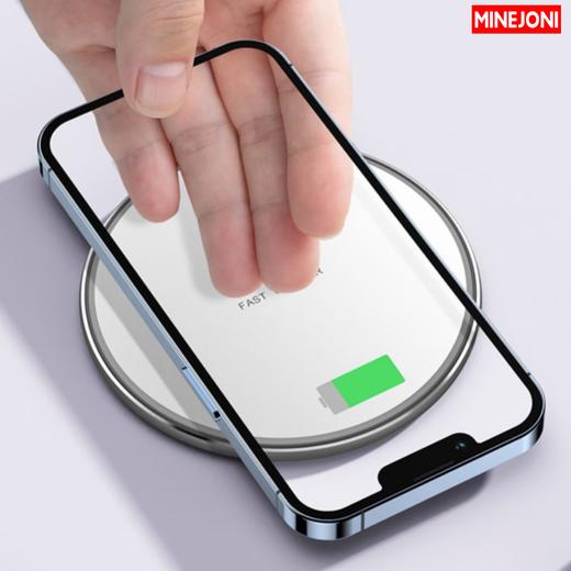 MINEJONI V15苹果8/9/10/11/12/13无线充电器适用于华为小米无线充电 商品图2