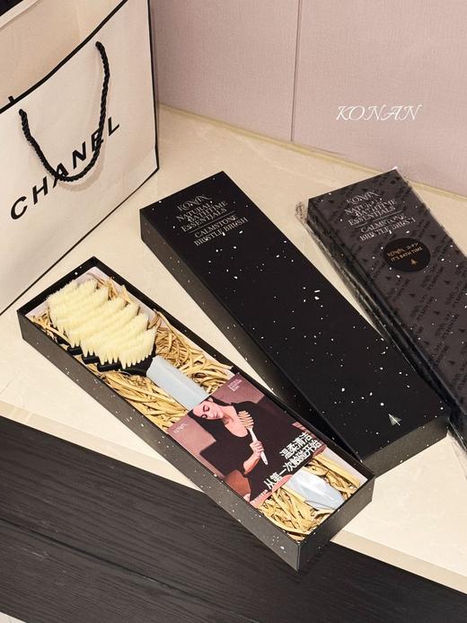 KONAN·松塔猪鬃毛浴刷 长柄洗澡神器 商品图2