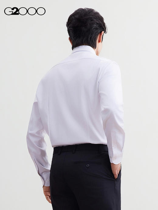 G2000【防紫外线/免烫/防透视/商场新款】男装FW25通勤长袖衬衫56129012 商品图1