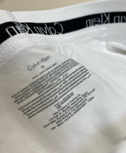 正品CK男士平角内裤3条装020404 商品图11
