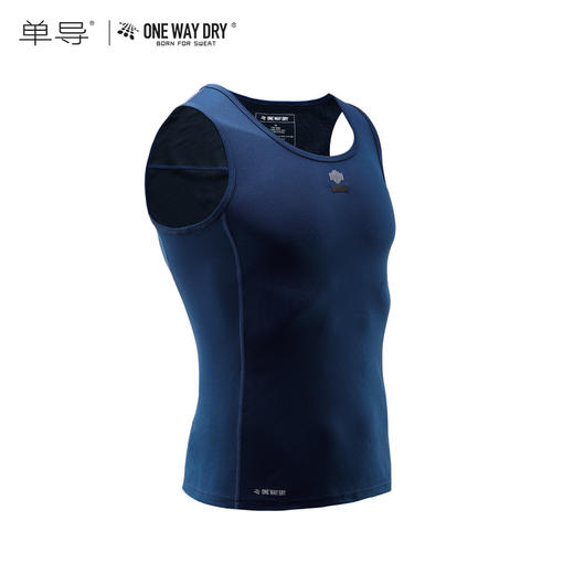 单导动态速干背心湿吸汗透气运动健身夏季潮男生篮球无袖紧身弹力 商品图2