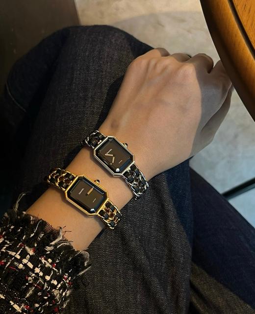 经典香奶奶方糖原装机芯纯皮表链石英手表 商品图0