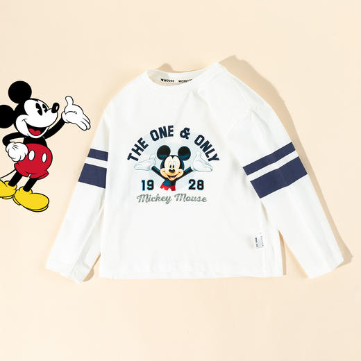 迪士尼宝宝春秋男童长袖T恤XD1ES046 商品图3