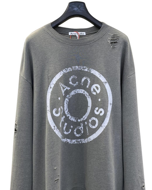 中性款印花破洞做旧卫衣001 商品图2