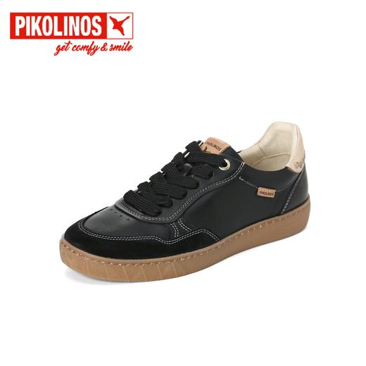 【Pikolinos】  B3F |  派高雁秋季牛皮深口圆头系带平跟休闲板鞋PL258704 商品图0