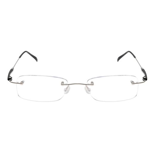 81110115 Zippo 前卫时尚感高档老花镜男高清防蓝光超轻显年轻老光老花眼镜无框镜 商品图0