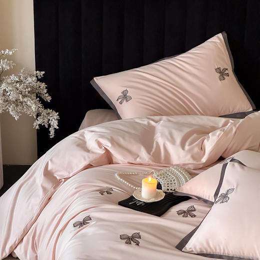 自然醒A类50支磨毛四件套-爱与蝶AN 商品图14