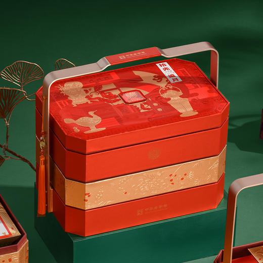 稻香村 拾光追月 中秋月饼礼盒装豪华送礼礼品旗舰店 商品图2