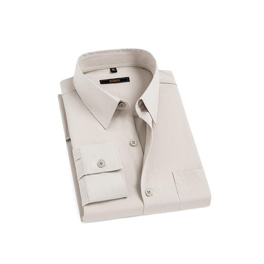 罗蒙春秋款长袖衬衫男士时尚百搭休闲舒适男士长袖衬衣 商品图12