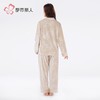 都市丽人睡衣女士丝绒压花睡衣女士家居服长袖长裤丝绒套装LHH1J3 商品缩略图3