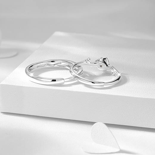 卡蒂罗/KADER 玫瑰物语系列  玫瑰引力情侣对戒 原创设计甜蜜饰爱钟爱久久日常浪漫小众开口可调节素圈一对 商品图7