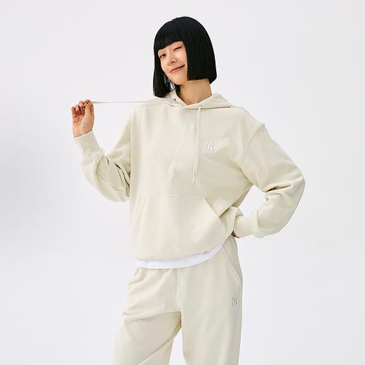 【MLB经典小标连帽卫衣HDB01】MLB男女同款纯色小标百搭休闲连帽卫衣25秋季新款 商品图8