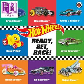 【中商原版】风火轮 准备 出发 Hot Wheels Ready Set Race 英文原版 儿童卡通动画 纸板书图画书 赛车运动 进口亲子童书