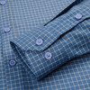 罗蒙春秋长袖格子衬衫男士亲肤柔软商务风气质上班通勤男士衬衣 商品缩略图7