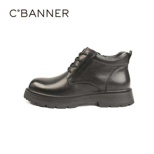 千百度冬季商务正装纹理细腻 柔软舒适男时尚休闲鞋A25506012 商品图1