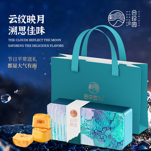 【顺丰包邮】合珍园 云印·溯思小点礼盒燕窝奶黄腿五仁海盐芝士椰丝果仁240g/盒 商品图0