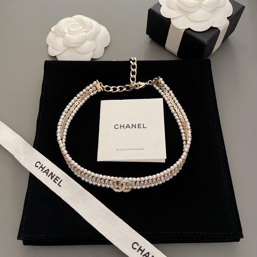 香奈儿 双排珠满钻chok颈链（XK） 商品图0