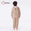 都市丽人睡衣男童女童可穿法兰绒提花家居服长袖长裤童装JHH1F3 商品缩略图3