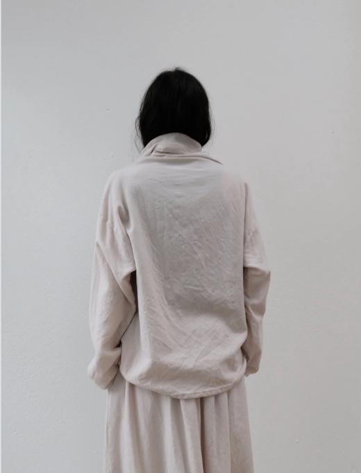 elsa esturgie2色堆领上衣 商品图12