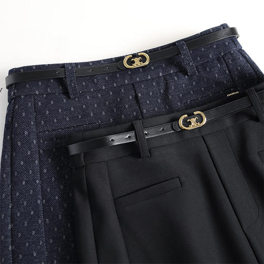 QYM 95838-Y西装半身裙高腰包臀裙气质开衩一步裙 商品图3