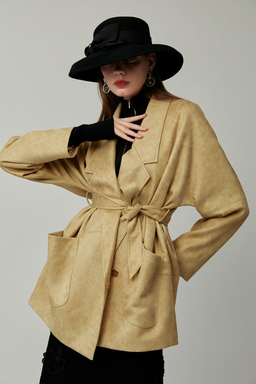 SAFICOO 休闲随性 经典一手长茧型版外套 商品图2