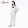 都市丽人睡衣海岛绒烂花睡衣女士家居服长袖长裤海岛绒套装LHH2Q7 商品缩略图2