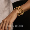ANGEL ISLAND「露西亚Lucia」镂空肌理花朵开口手镯 商品缩略图8