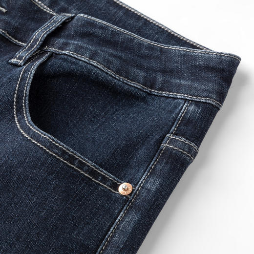 圣得西男士时尚百搭弹力牛仔裤2025秋季新款商务休闲高端质感男裤 商品图11